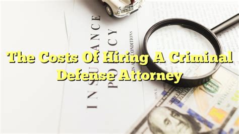 The Costs Of Hiring A Criminal Defense Attorney - The Franklin Law