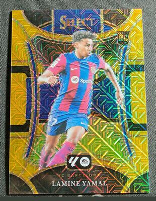 Panini Select La Liga Lamine Yamal Mezzanine Gold Mojo Rc