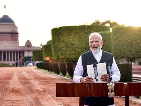 Narendra Modi To Be Sworn In As Pm For Third Consecutive Term Today