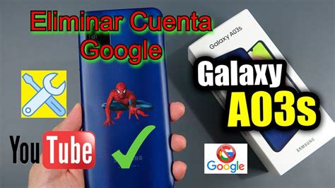 Eliminar Cuenta Google SAMSUNG A03S Actualizado 2022 Nueva Seguridad