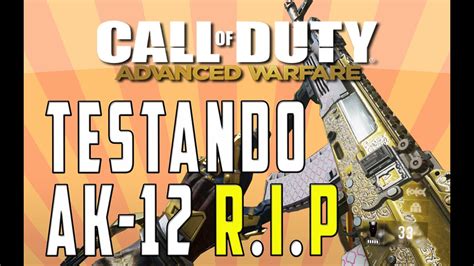 Cod Aw Testando Ak R I P Elite Aovivo Youtube