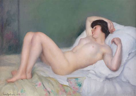 Leon Galand A Reclining Nude Buy European Fine Art Online Painting