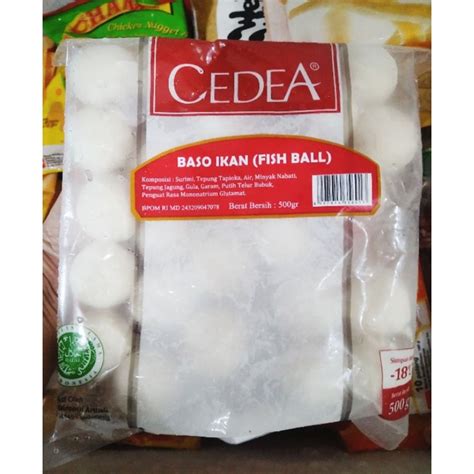 Jual Cedea Baso Ikan Fishball 500gr Shopee Indonesia