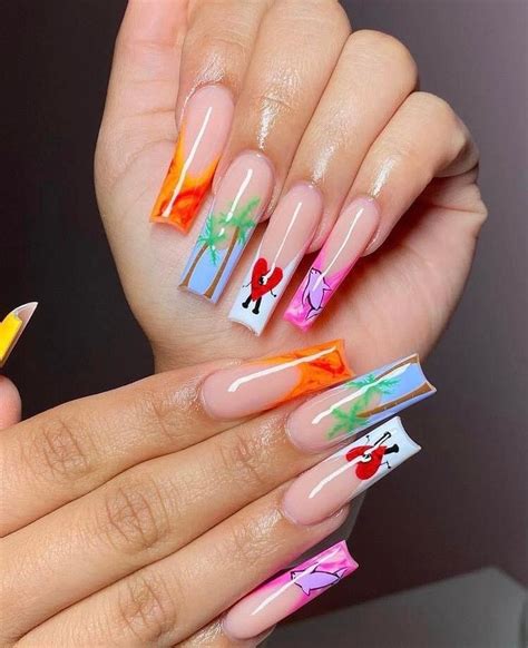 Pin by Dannya Nuñez on uñas Hello nails Baby nails Long acrylic nails