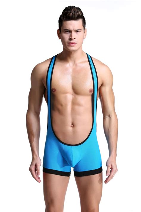 2017 Fashion Sexy Mens Underwear Breathable Stretch Mesh Bodysuit