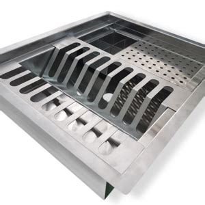 Escorredor Embutido Calha De Pia Úmida 43x36cm Inox Cozinha Leroy Merlin