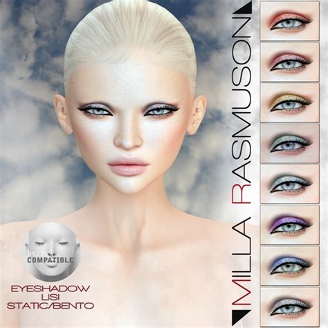 Second Life Marketplace Mrm Lisi Eyes Makeup Static Bento Lelutka Head