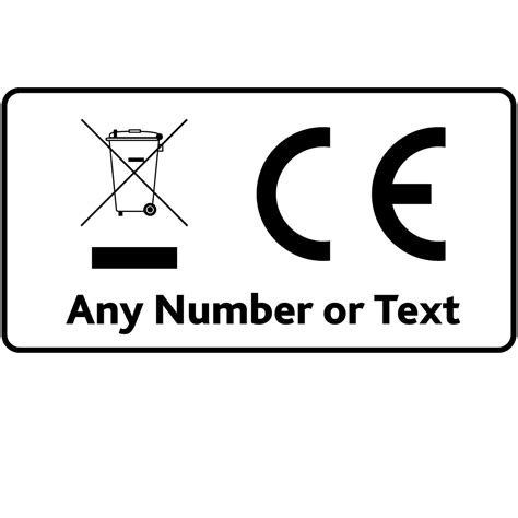 Buy Weee And Ce Marking Labels Low Cost Weee And Ce Stickers