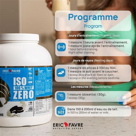 Iso Zero 100 Whey Protéine saveur Chocotella 1 5kg Eric Favre