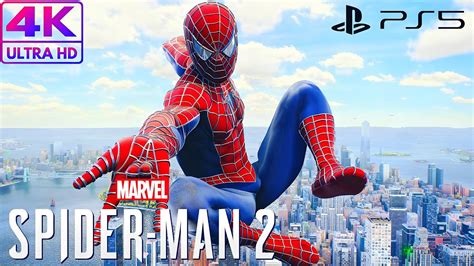 Marvel S Spider Man 2 PS5 Sam Raimi S Webbed Suit Free Roam Gameplay