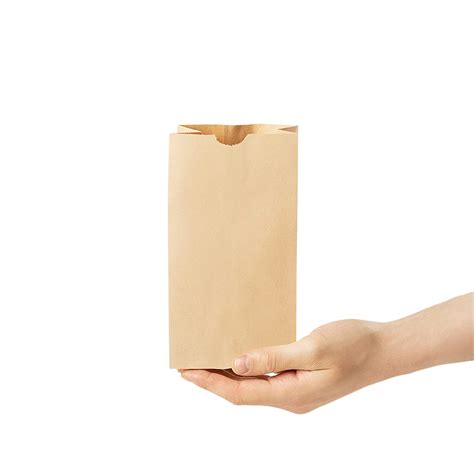 2lb Paper Kraft Bakery Bag 4125x25x825 500 Pcs Hd Bio Packaging