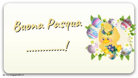 Buona Pasqua Crea Cartoline Personalizzate Con Nome Pasqua