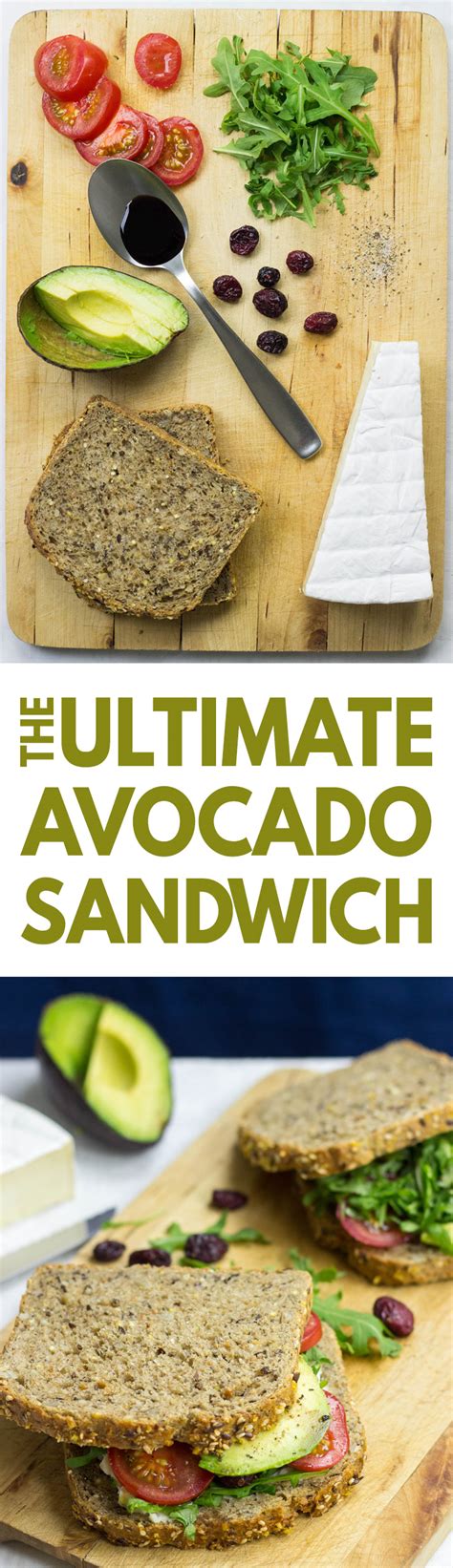 The Ultimate Avocado Sandwich Vegetarian Healthy Hurrythefoodup