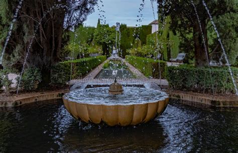 Generalife Gardens And Summer Palace Of The Emirs Of Granada From