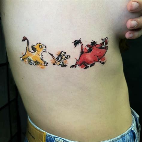 Timon And Pumbaa Hakuna Matata Tattoo