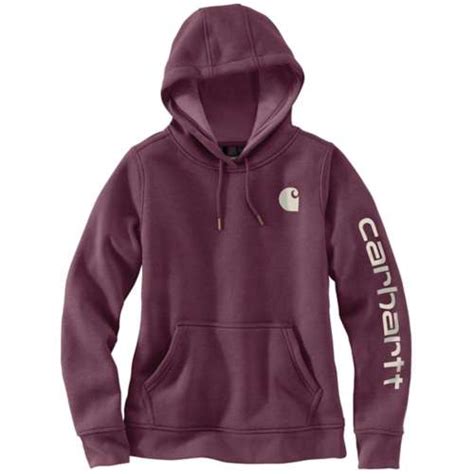 Womens Carhartt Clarksburg Graphic Sleeve Hoodie