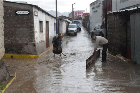 Indeci Distritos De La Sierra En Riesgo Por Precipitaciones Tvper