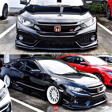 Slammed Civic Si