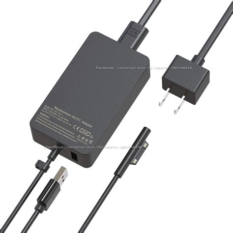 Surface Pro Surface Laptop Charger Ul Listed 65w 15v 4a Power Adapter Charger For Microsoft