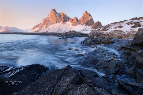 Eystrahorn Sunset Sunset At Eystrahorn Iceland I