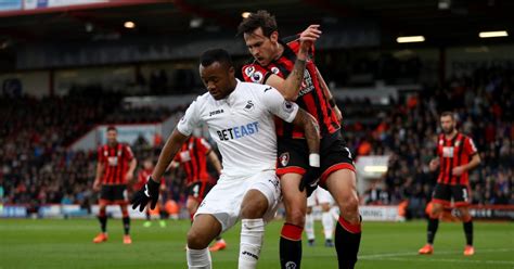 Bournemouth 2-0 Swansea City live score and goal updates from Premier ...