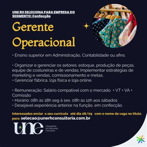 Vaga Para Gerente Operacional Portal Vagas