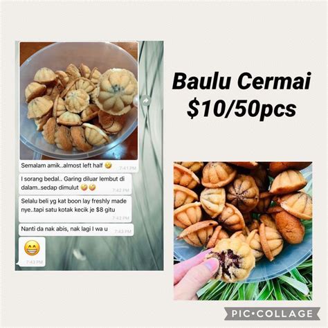 Baulu Cermai In Kaya Flavour OnLY Restocked Food Drinks