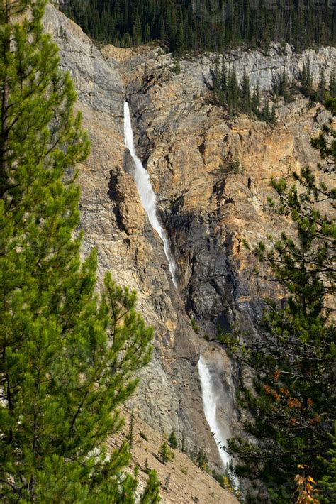 Amazing Aerial View Of Takakkaw Falls In Yoho National Park 35174643