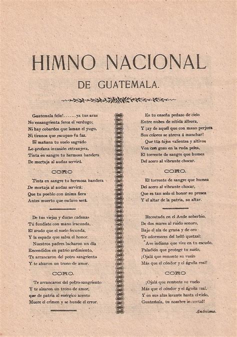 Historia Del Himno Nacional De Guatemala Y La Jura A La Bandera Porn