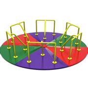 10 Multi Color Merry Go Round Bluegrass Playgrounds Inc