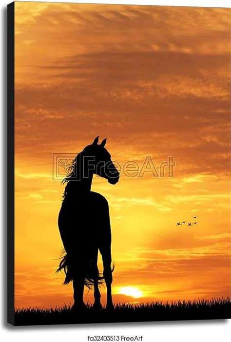 23++ Horse silhouette sunset images ideas | smallhorsestabledesigns