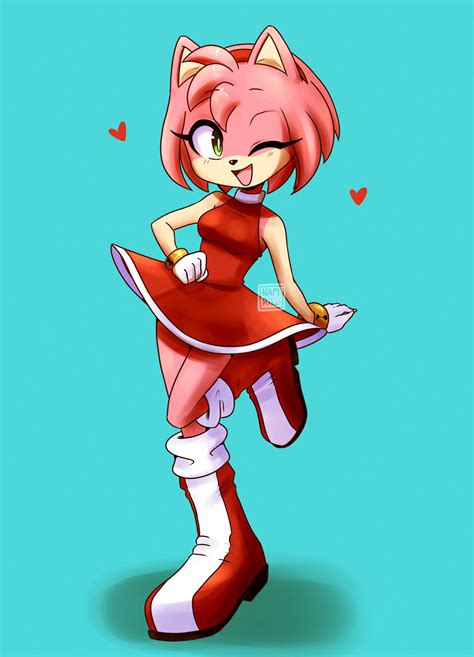 Amy Rose By Namrii On Deviantart