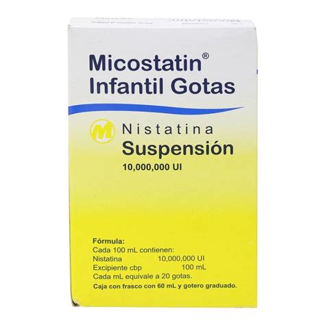 Gotas Micostatin Nistatina Suspensi N Infantil Frasco Con Ml Walmart