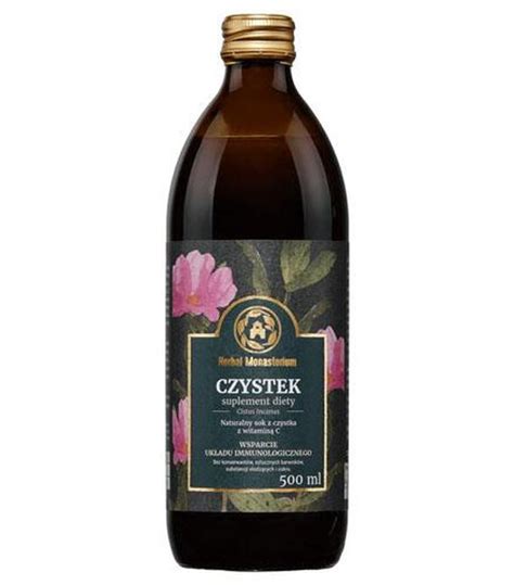 HERBAL MONASTERIUM Sok Z Czystka 500 Ml Cena Opinie Wskazania