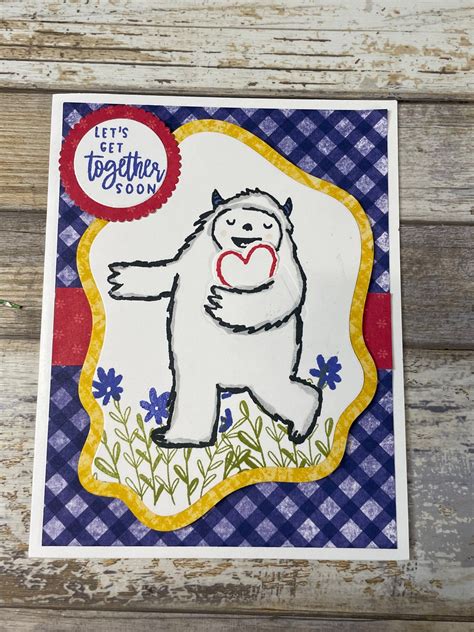 Get Yeti To Party Stampin Up Birthday Card Tutorial Artofit