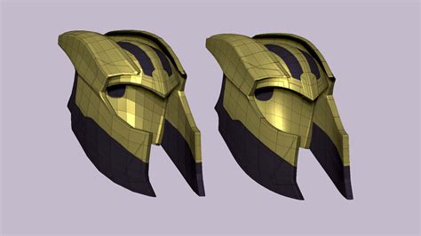 Thanos Helmet - 3D Model by gsommer