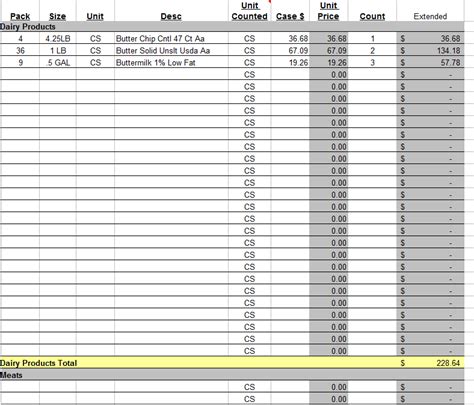 18 Inventory Spreadsheet Templates Excel Templates