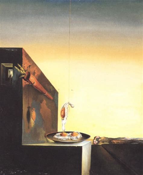 Reproduction de Dali Oeufs sur le plat sans plat Tableau peint à la