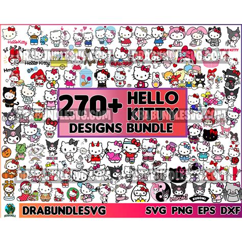 270 Sanrio Svg Files Hello Kitty Svg Bundle Hello Kitty Sv Inspire Uplift