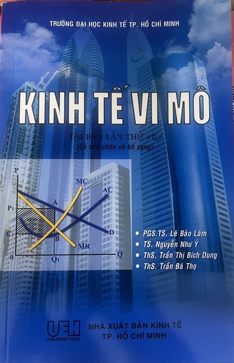 Sách kinh tế vi mô Đại học Kinh tế TP HCM UEH Tải PDF