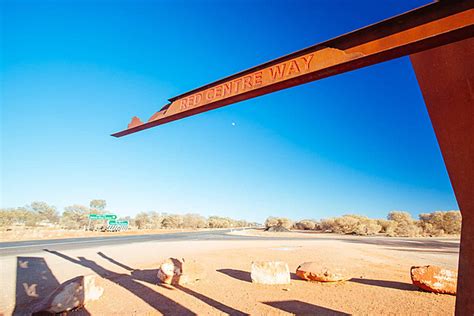 Red Centre Way Outback Australia Tourist Outback Red Photo Background