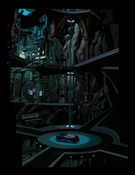 Explore the Batcave Concept Art