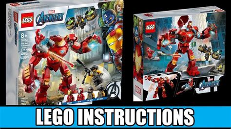 LEGO Instructions How To Build Iron Man Hulkbuster Versus A I M Agent