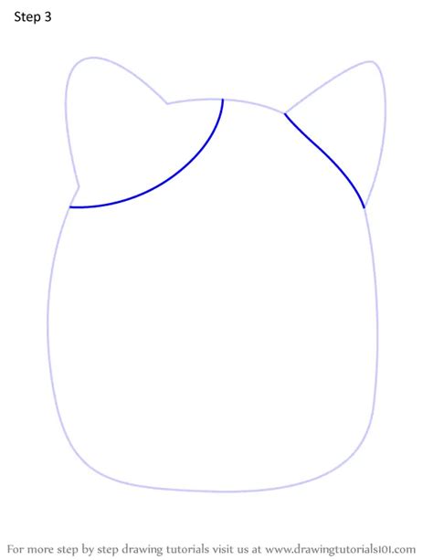 How To Draw Blair The Cat From Squishmallows Squishmallows Step By