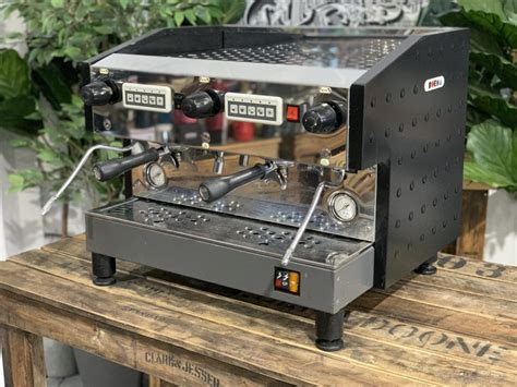 Boema Deluxe D V A Low Cup Group Black Espresso Coffee Machine