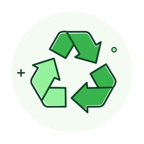 Premium Vector Eco Friendly Recycling Vector Icon Design