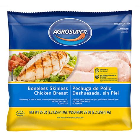 Agrosuper Boneless Chicken Breast Frozen Poultry The Marketplace