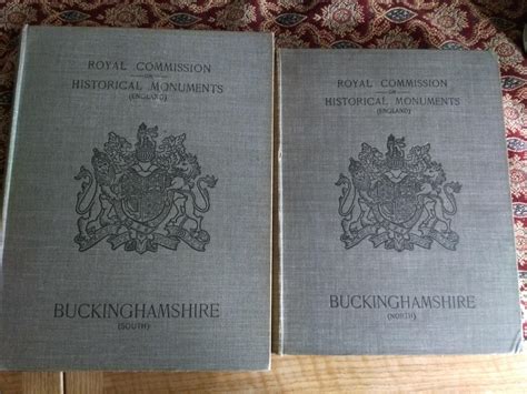 An Inventory Of The Historical Monuments In Buckinghamshire Volumes I