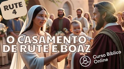 Rute 4 - O Casamento de Boaz e Rute, a moabita. E Noemi cuida de Obede ...