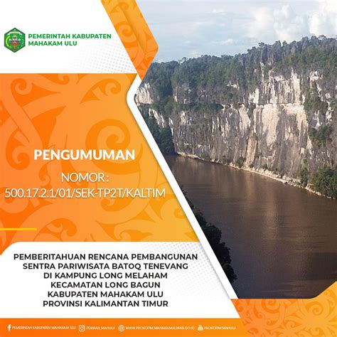 Pemberitahuan Rencana Pembangunan Sentra Pariwisata Batoq Tenevang Di